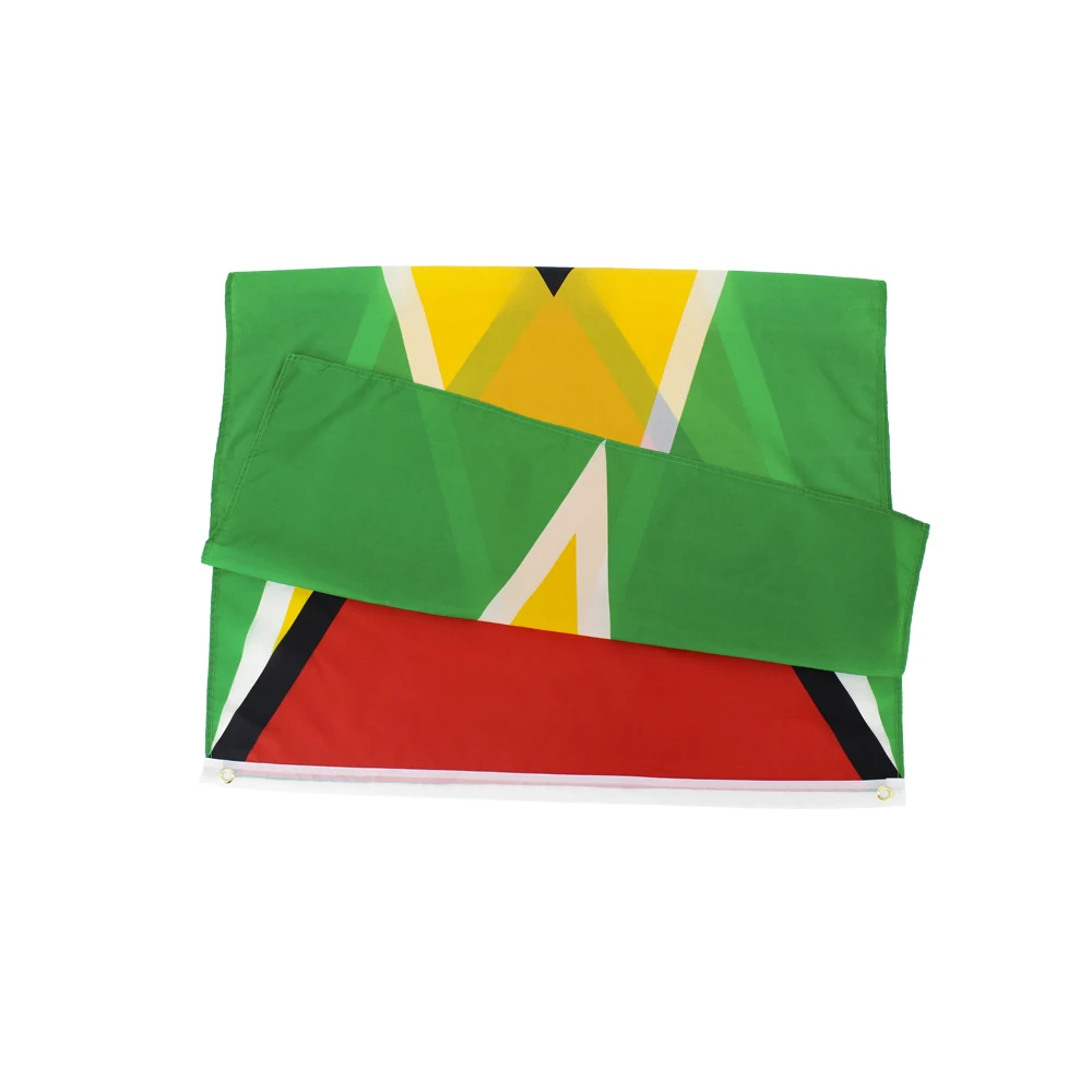 Bandera de Guyana de 90x150cm, bandera de la República Cooperativa de Guyana GUY GY, decoración impresa de poliéster, tapiz de pancarta - imagen 3