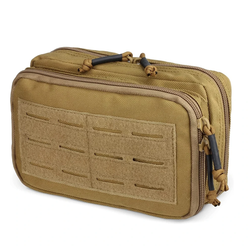 Bolsa táctica Molle para equipo, bolsa Molle Admin, bolsa de herramientas EDC con funda para mapa, accesorio Molle, bolsa para dispositivos de utilidad, bolsa de primeros auxilios EMT - imagen 2