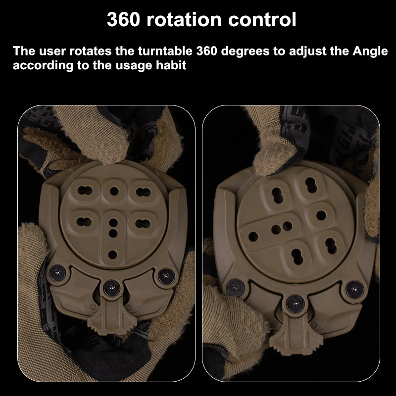 Plataforma drop leg táctica para funda de pistola – Nylon regulable - imagen 4
