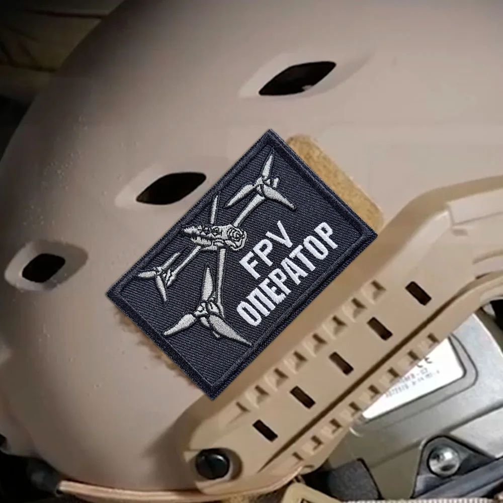 FPV Оwynратор parche bordado insignia de moral táctica gancho y bucle mochila militar ropa pegatina brazalete - imagen 2