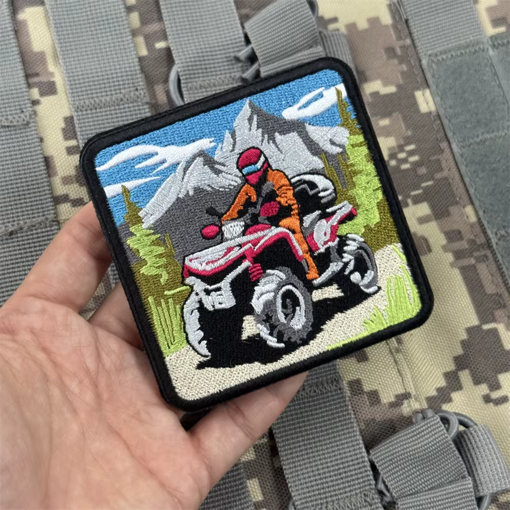 Parche táctico Sturmovik con velcro bordado de combate para ropa - imagen 2