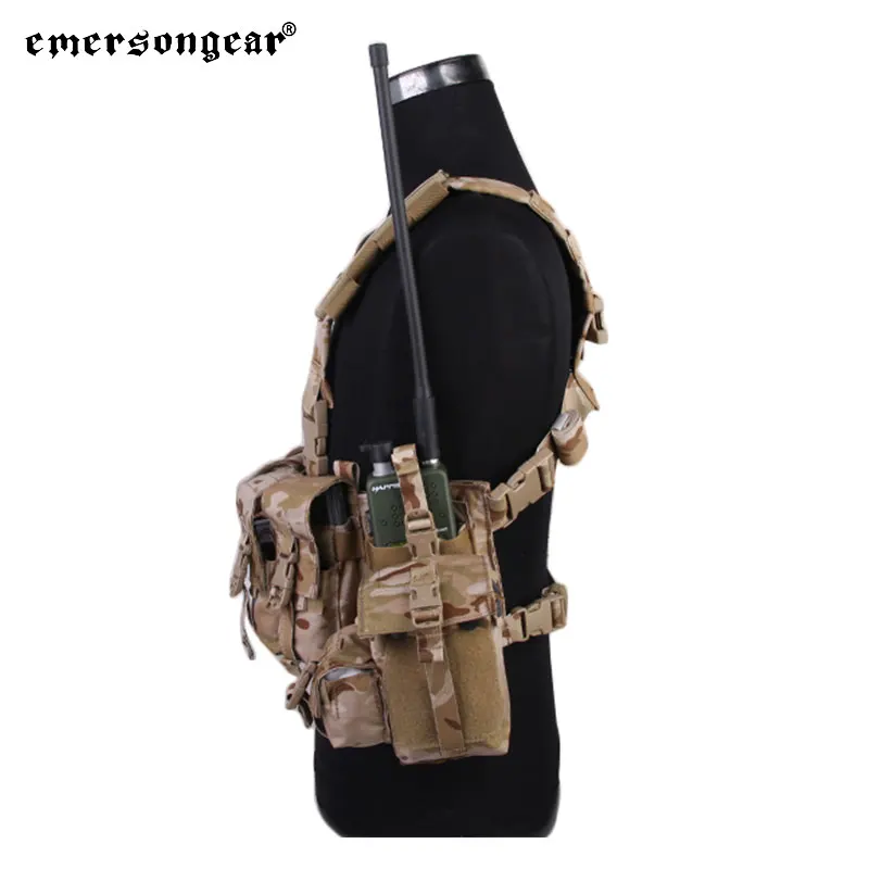 Emersongear LBT 1961A-R aparejo de pecho con bolsas para revistas Mag ligero para chaleco táctico portador de placa Airsoft caza Nylon - imagen 3