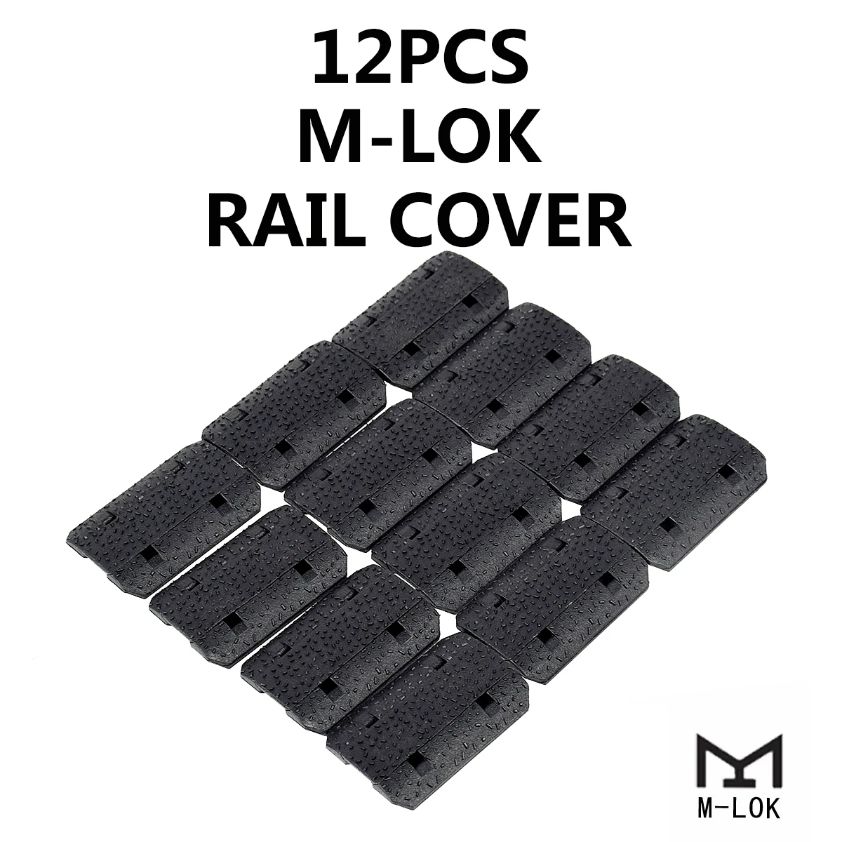 12PCS M-Lok(BK)