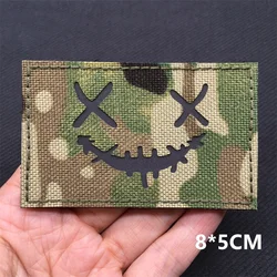Parche táctico 3D Multicam reflectante IR con velcro – Bandera nacional