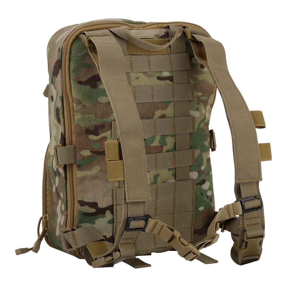 Mochila Flatpack D3, portador de hidratación táctica Airsoft, bolsa Molle de capacidad Variable, chaleco multiusos de asalto - imagen 4