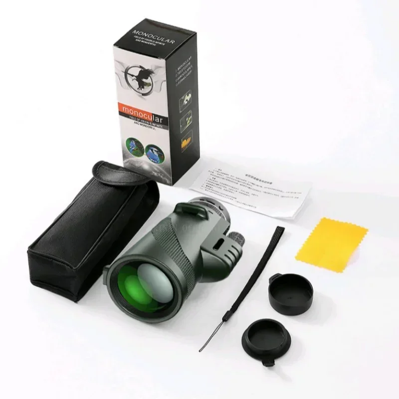 Monocular telescopio BAK4 largo alcance con trípode y clip móvil - imagen 4