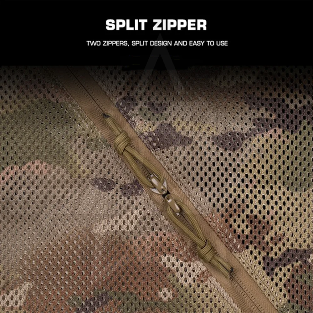 OphidianTac-bolsa EDC de malla de 6x12 pulgadas, herramienta de utilidad, organizador de mochila, bolsillo, bolsa de administrador, bolsa de viaje para acampar con cremallera bidireccional - imagen 4
