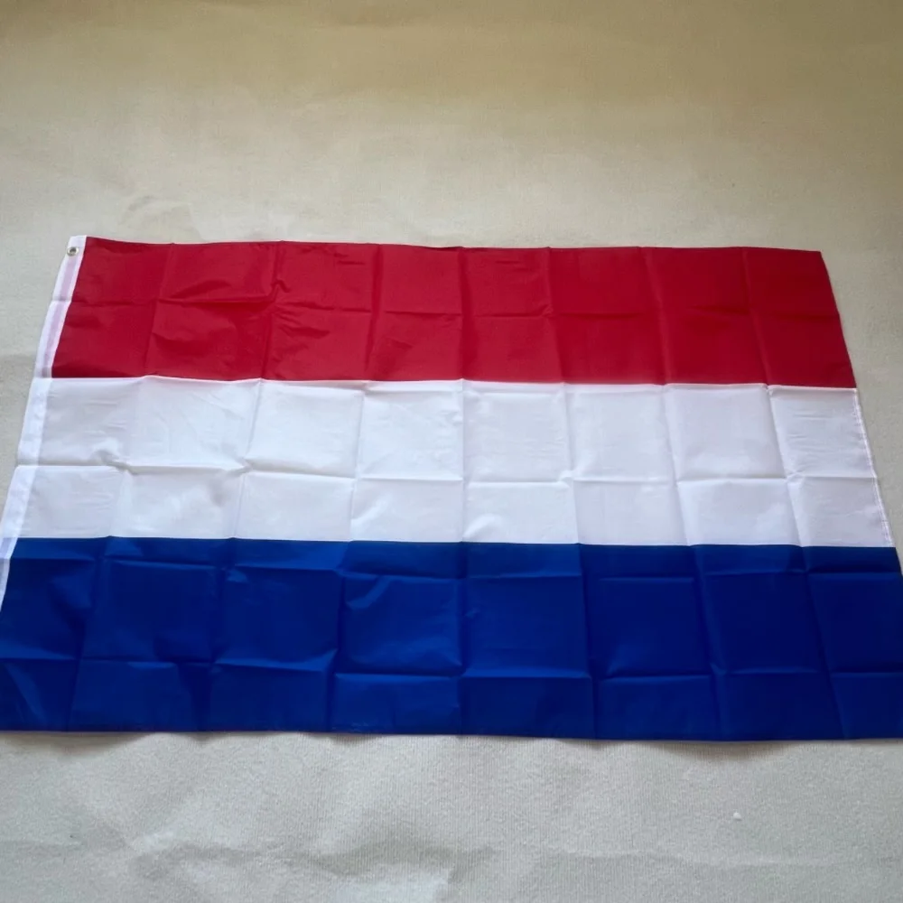 Bandera de Países Bajos, 90x150CM, pancarta nacional holandesa colgante de poliéster, decoración interior y exterior, nueva bandera de Holanda - imagen 2