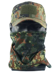 Bufanda táctica gasa camuflaje moteado alemán – protección solar