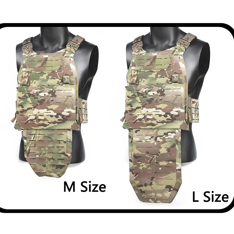 DMGear-Chaleco plisado táctico para hombre, equipo de protección de la ingle en la entrepierna, accesorio Airsoft War, bolsa de armadura corporal Molle, equipo