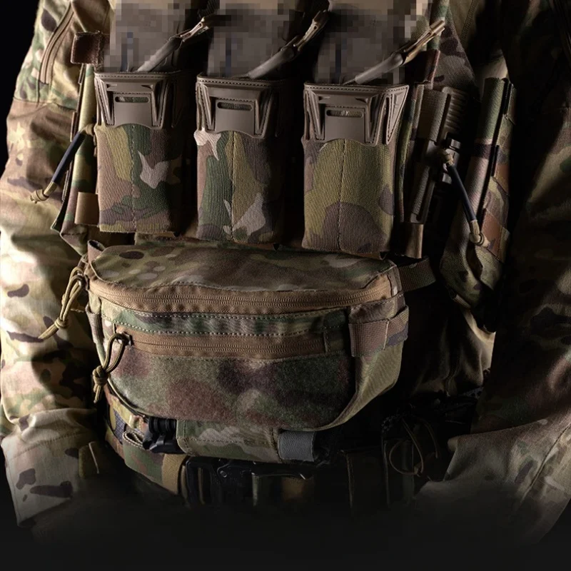 Plataforma de pierna caída compatible con MOLLE |   Sistema de expansión de chaleco de doble función |   Bolsa de utilidad para exteriores de liberación rápida - imagen 2