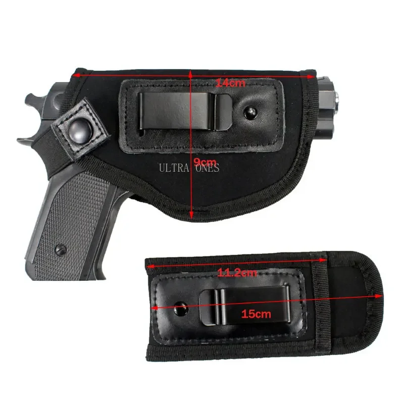 Fundas universales para caza, pistolera táctica de juego de guerra CS, fundas de cintura de transporte ocultas, accesorios para pistola de entrenamiento de tiro - imagen 2