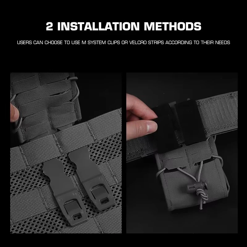 Funda magnética doble Tiger V2 para cargadores 5.56 7.62 MOLLE - imagen 5