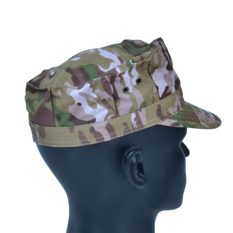 Tactifans sombrero de camuflaje octagonal gorra táctica RipStop sombrero de nailon deporte caza al aire libre equipo táctico tamaño libre - imagen 4