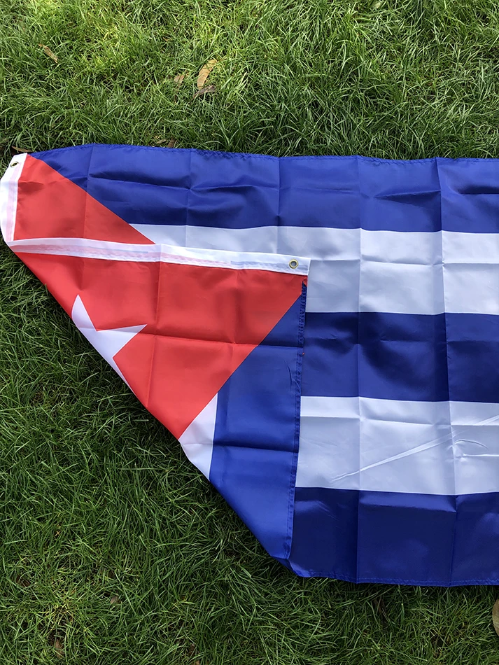 Bandera de SKY, bandera de cuba, envío gratis, 90x150cm, bandera de cu cub cuba, pancarta colgante de poliéster para decoración - imagen 4