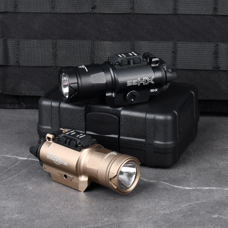 WADSN Tactic Airsoft Surefie XH35 X300 800lm linterna LED estroboscópica de potencia Ultra alta 20mm Rail arma Luz de caza - imagen 2