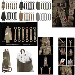 Nueva bolsa de almacenamiento con cuerda colgante, soportes Chemlight, paquete de 6 barras luminosas, almacenamiento, accesorios de pesca y caza, bolsa para barras luminosas