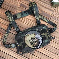 Parche táctico gato niña velcro – insignia moral ropa mochila MOLLE