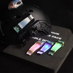 WADSN Luz IR estroboscópica táctica impermeable para casco