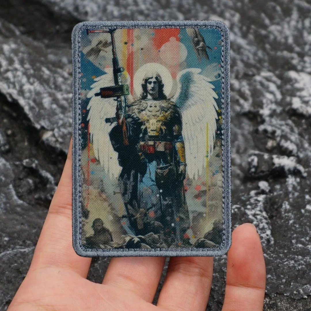 Parche táctico de The Guardian of The People, insignia de moral de Chevron, gancho de impresión, parches de bucle, brazalete militar, pegatinas de mochila - imagen 3