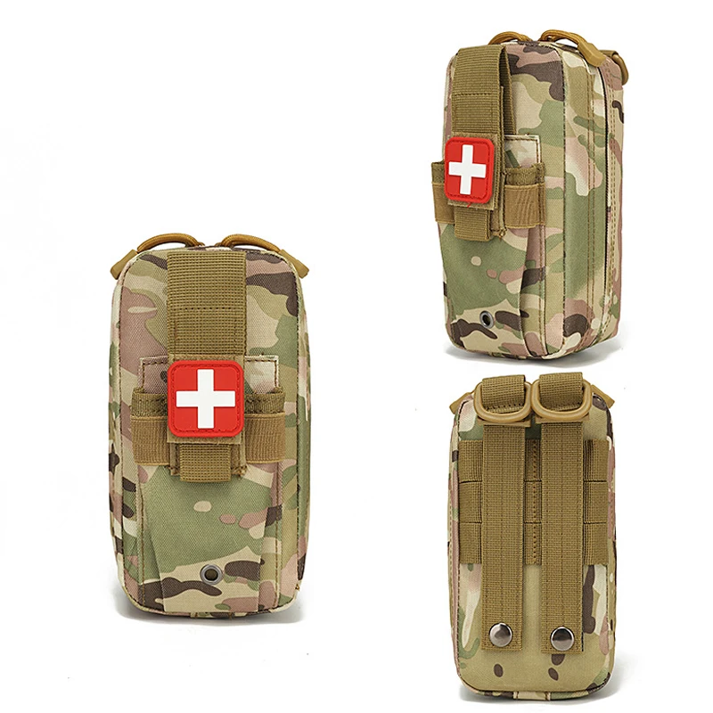 Bolsa táctica MOLLE médica EDC para exteriores, Kit de primeros auxilios EMT, IFAK, caza de Trauma, bolsa de supervivencia de emergencia, paquete de herramientas - imagen 4