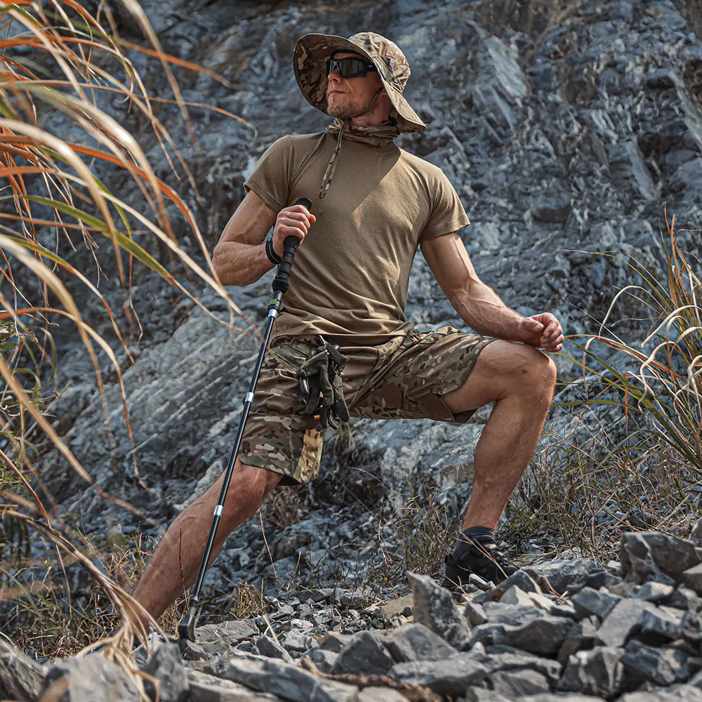 Emersongear BlueLabel "Manul" Pantalones cortos de viaje ergonómicos, ligeros, de secado rápido, para acampar, senderismo diario, informal, urbano - imagen 5