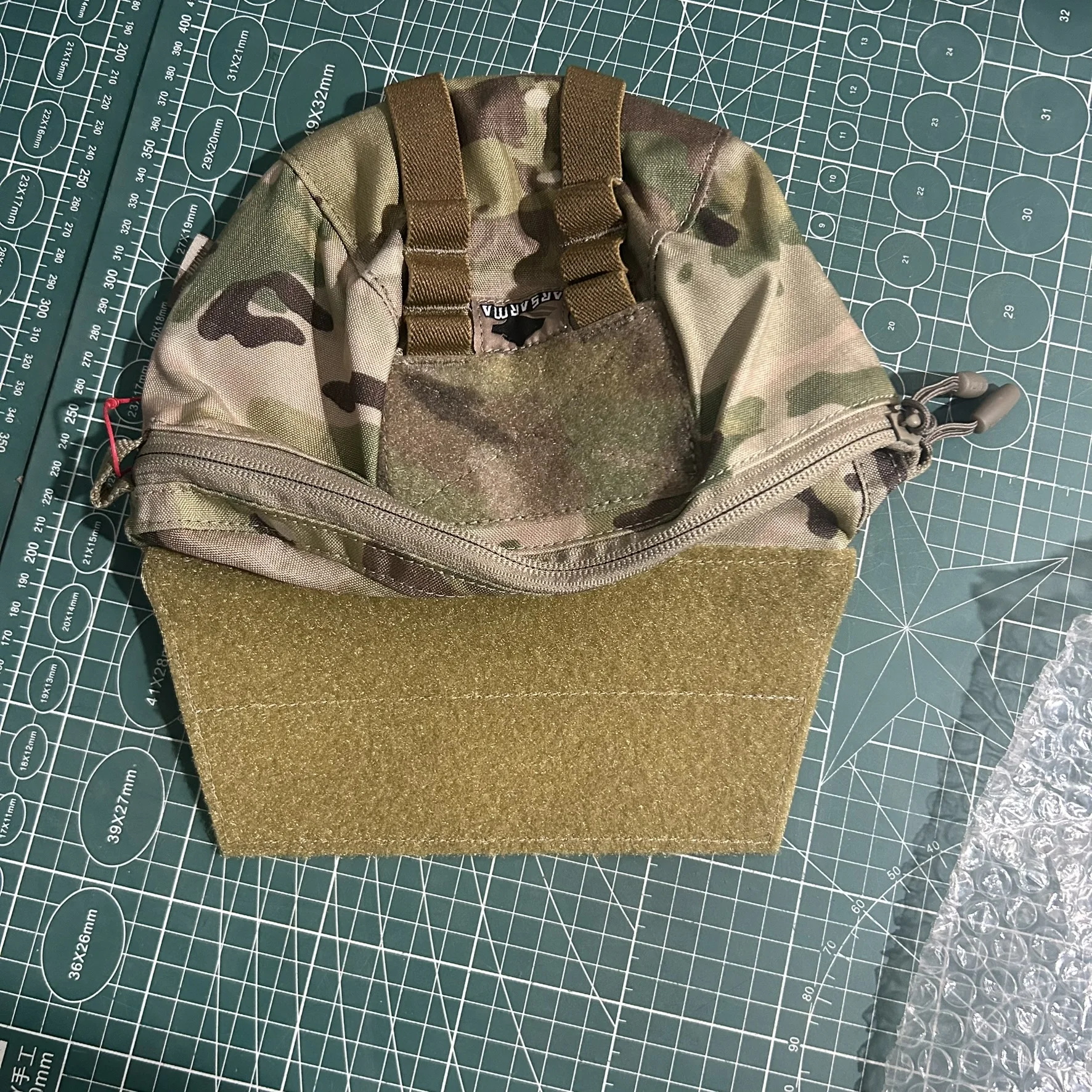 Bolsa de accesorios multifunción táctica de gran capacidad 500D: expansión multiherramienta y almacenamiento de primeros auxilios