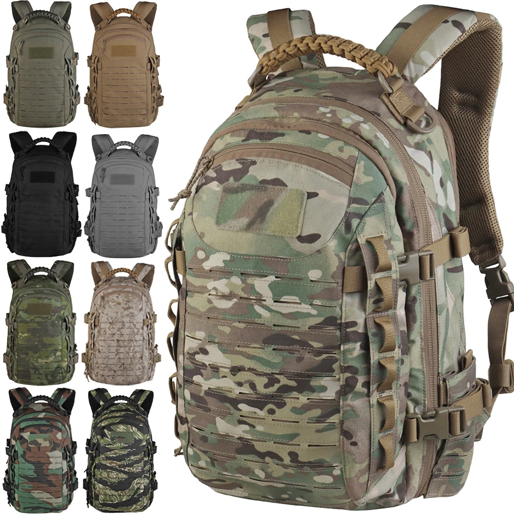 Mochila táctica asalto MOLLE con bolsa de hidratación gran capacidad - imagen 2