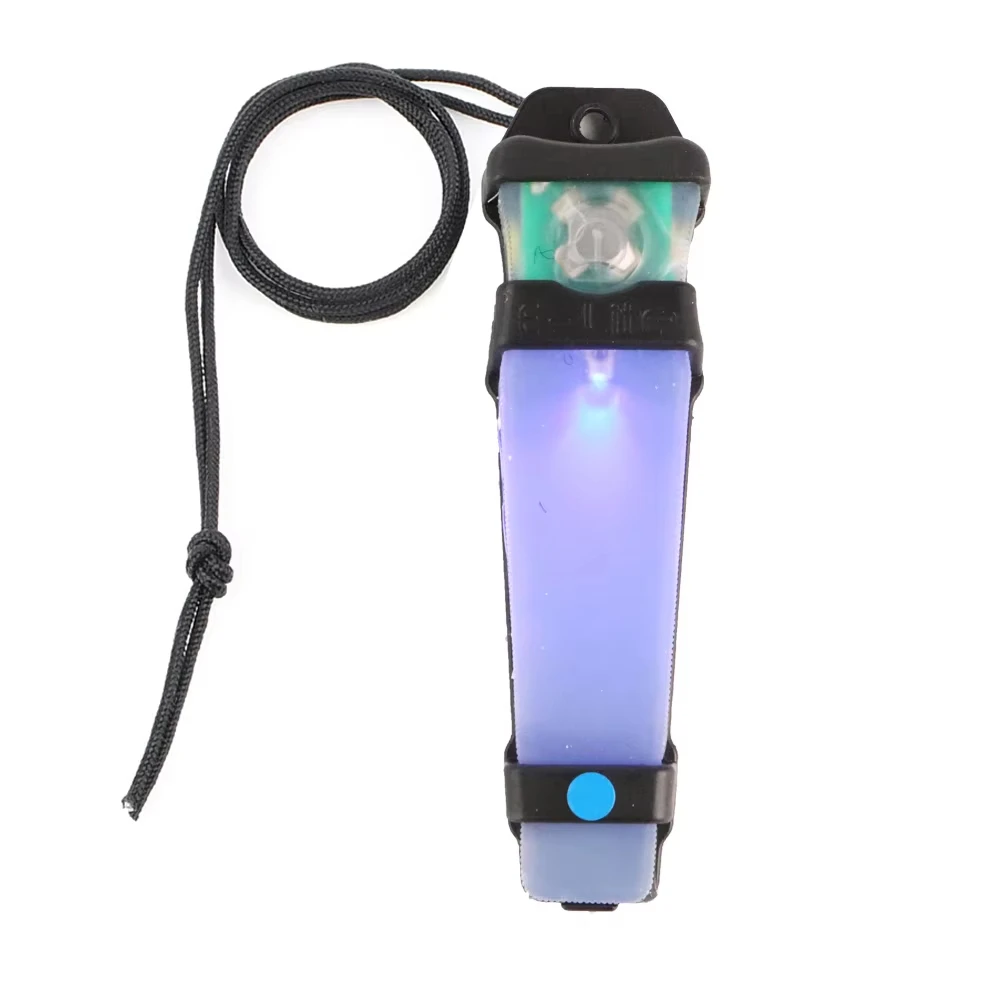 BOOIU Casco táctico Goma de mascar Luz - Lámpara LED compacta de seguridad y supervivencia para adiestramiento al aire libre, caza y airsoft