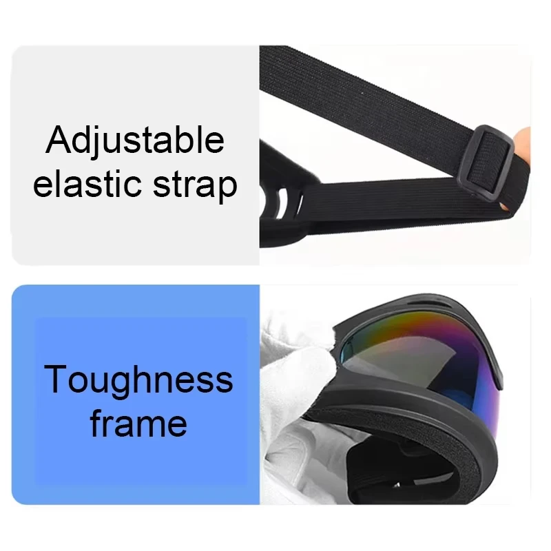 Gafas de esquí para ciclismo, gafas a prueba de viento para motocicleta, antiniebla UV400, gafas de nieve para Snowboard, gafas de esquí para deportes al aire libre de invierno - imagen 5