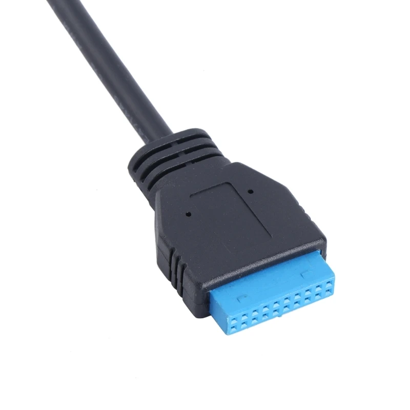 Adaptador USB 3,0 20 pines a USB 2,0 macho 9 pines, Cable convertidor, envío directo - imagen 3