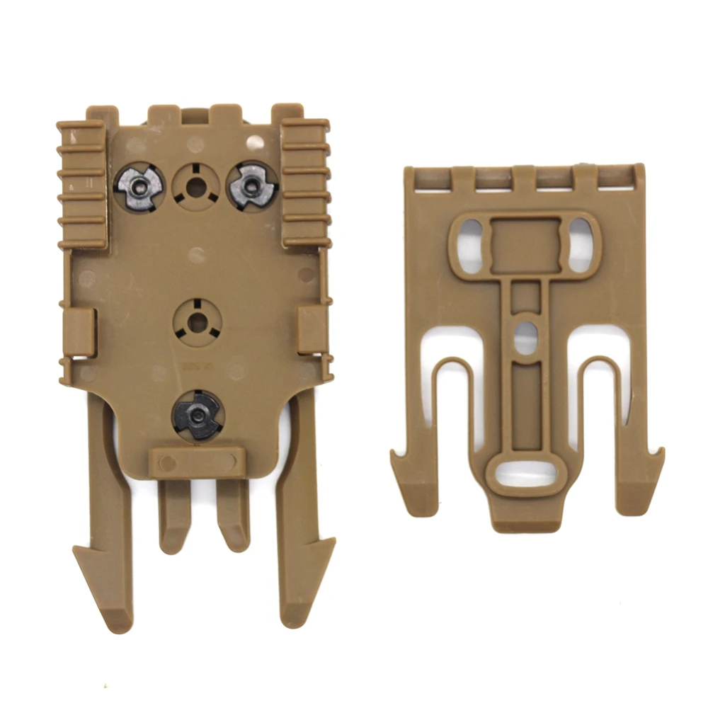 Universal QLS 19 22 Molle placa de liberación rápida funda para pistola adaptador de plataforma Kit de sistema de bloqueo rápido para transporte de chaleco de caza - imagen 4