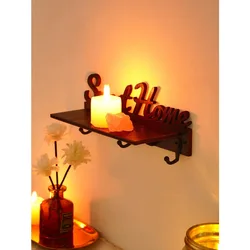 Colgador de llaves pared madera Sweet Home con perchero