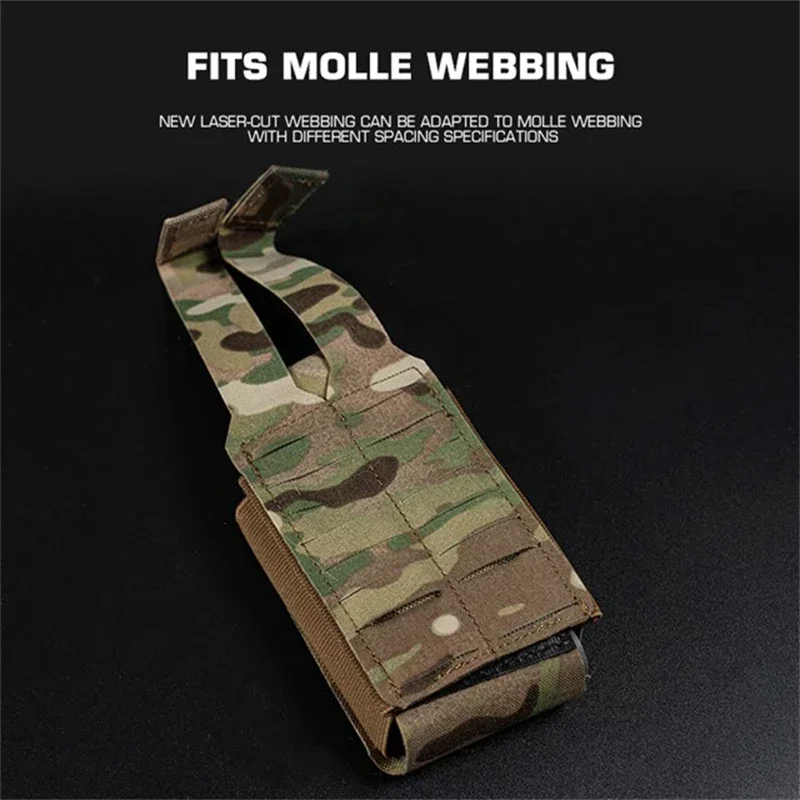 ERQYGRA bolsa táctica SRMP Singal 7,62/5,56mm revista Molle accesorios de sistema riñonera caza tiro soporte deportivo pistola - imagen 3