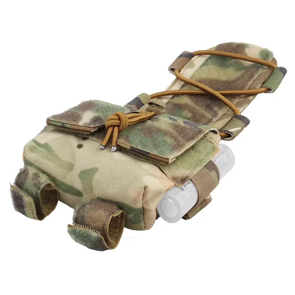 Bolsa de batería para casco táctico de caza rápida, Airsoft, MK2, paquete de batería para casco de M-LOK, paquete de contrapeso, accesorios para cascos - imagen 5