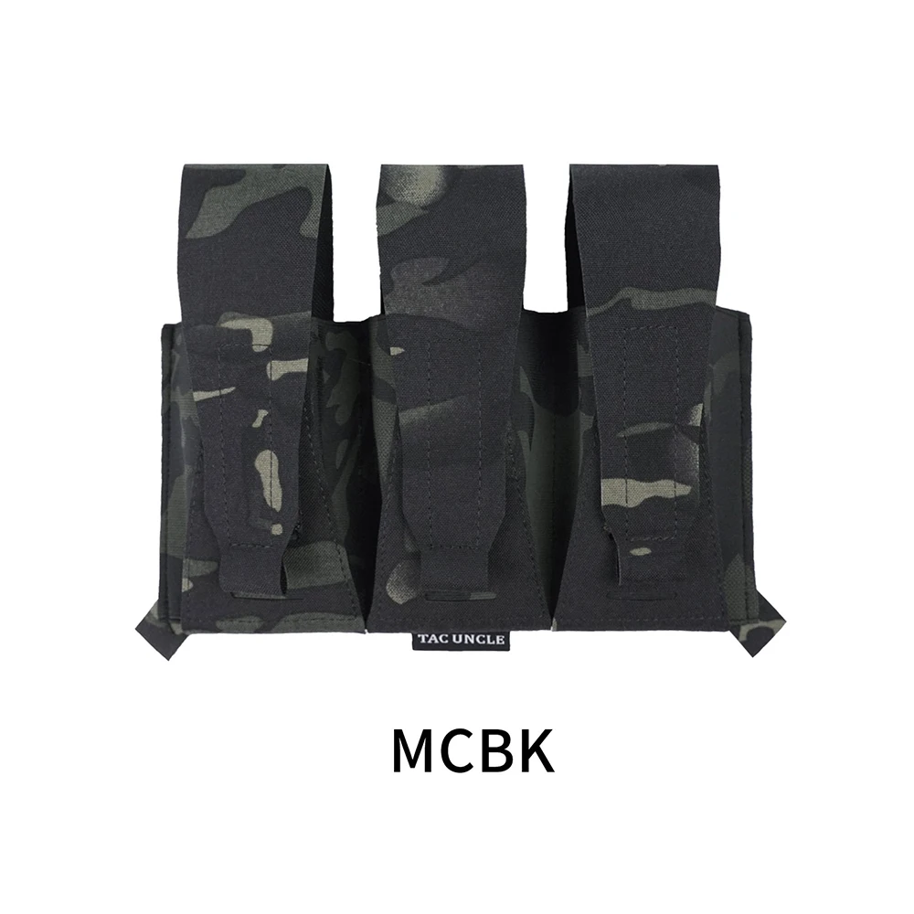 Bolsa táctica para chalecos 6094, bolsa Triple para cinturón táctico y chaleco con gancho en bucle, accesorios para caza Airsoft al aire libre - imagen 4