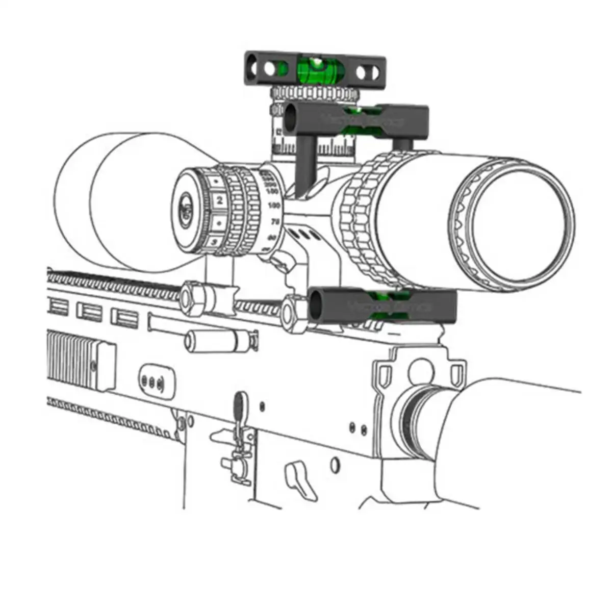 Victoptics Nivel de Burbuja 30/34mm para Miras Tácticas - imagen 3