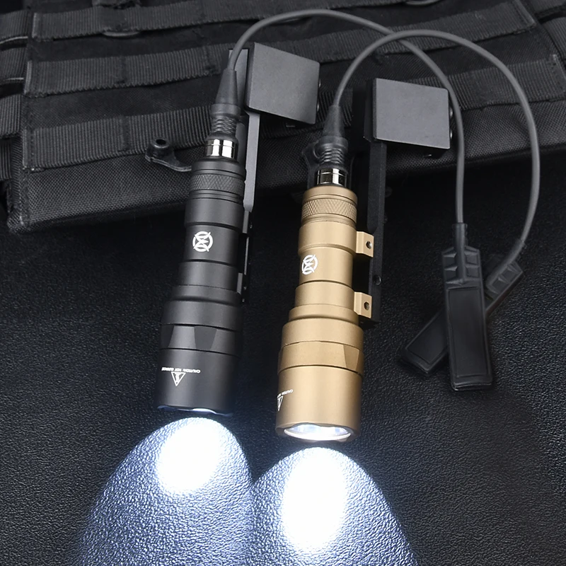 Linterna de exploración WADSN M300C, Base de montaje en compensación de Metal M300c 510 Lumen blanco foco LED M300c, luz de arma de caza, adaptador de 20mm - imagen 5
