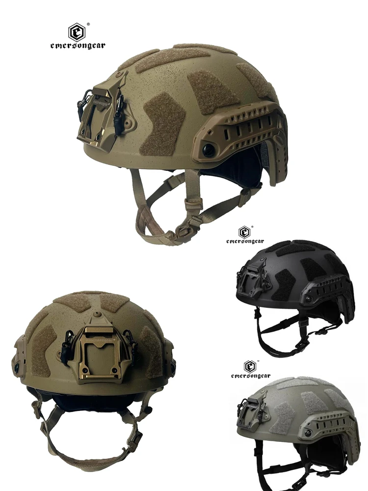 Fast SF Casco Táctico Airsoft Corte Alto – Protección Caza y Exterior - imagen 5