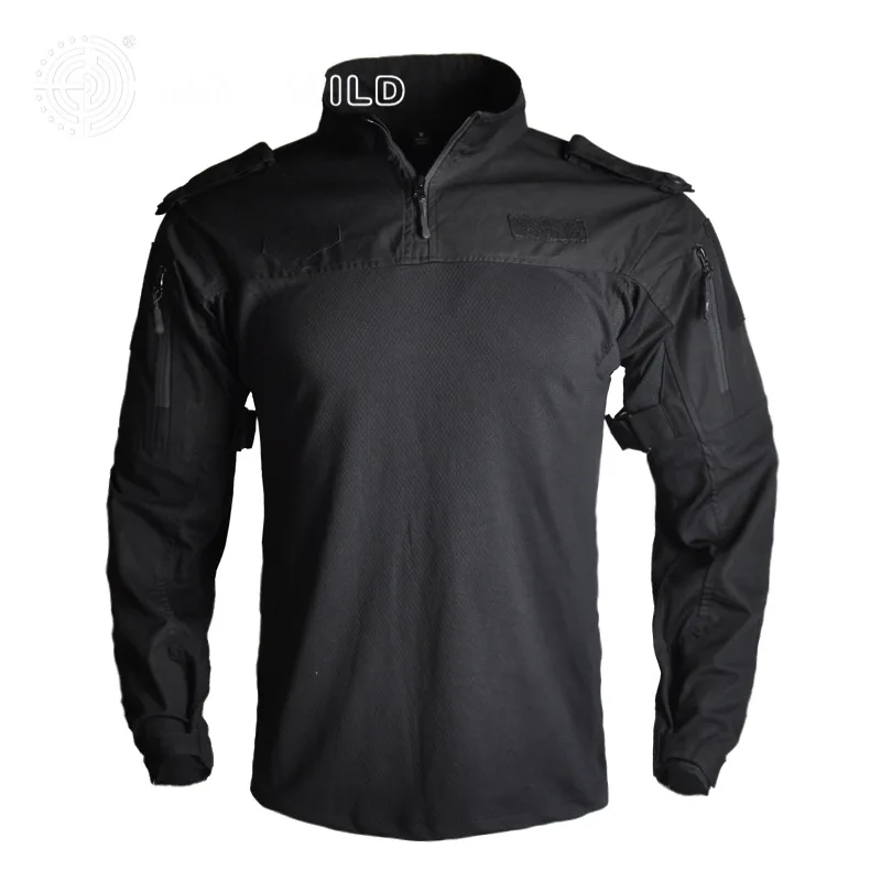 Camisa táctica para exteriores para hombre, camisetas de senderismo, ropa militar de camuflaje del ejército, ropa de caza de manga larga, camisa de Camping, camisas de combate - imagen 3