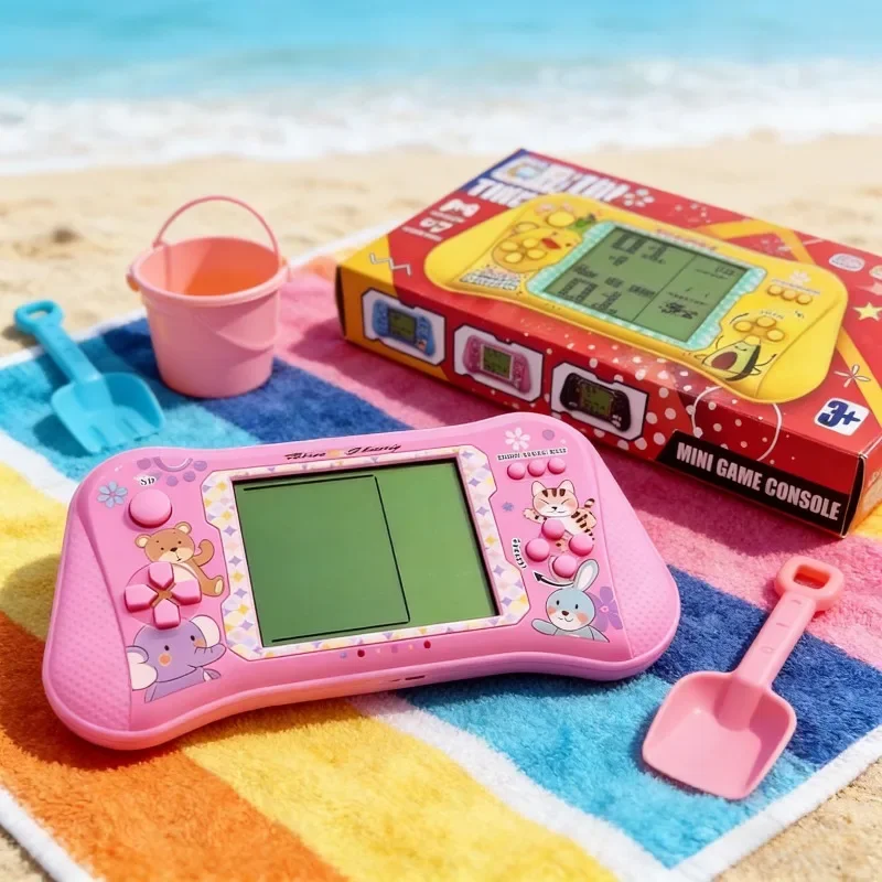 Consola portátil retro Tetris, máquina de juegos clásica