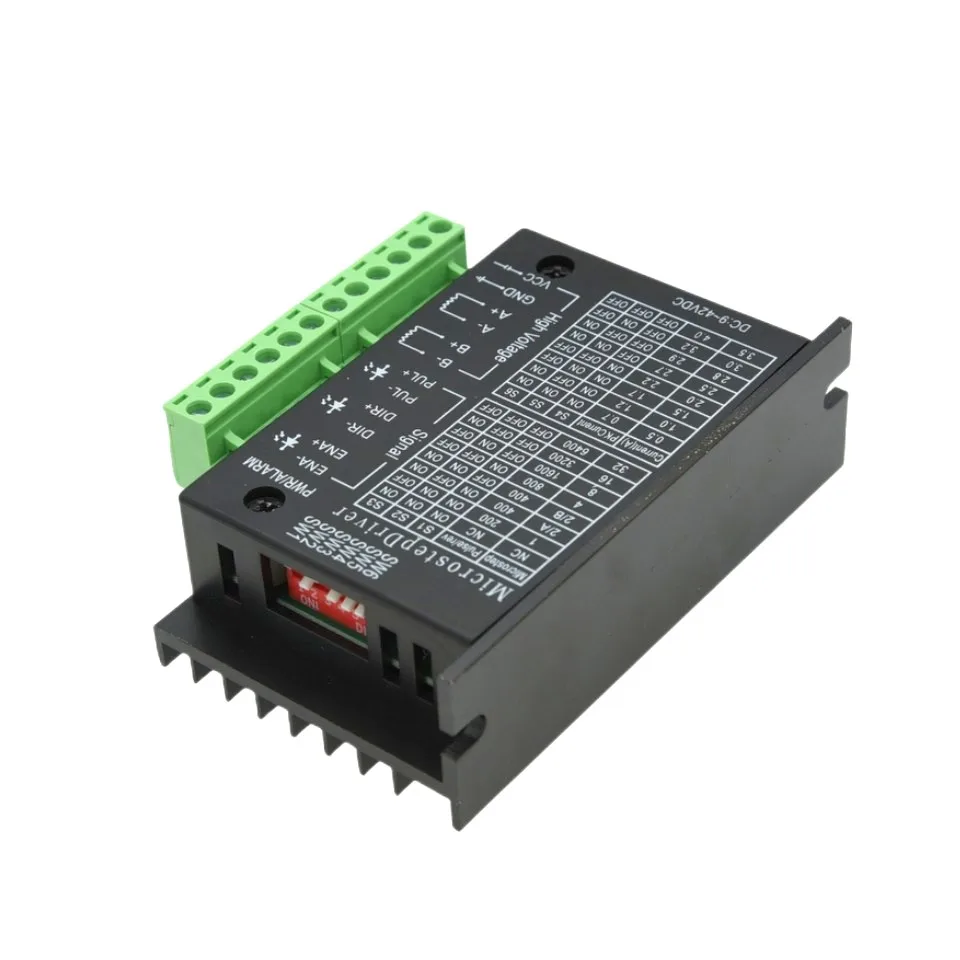 Controlador de Motor paso a paso TB6600 23 Nema 34 42/57/86 Nema17 4A DC9-40V 1 eje Motor paso a paso máquina de grabado CNC - imagen 4