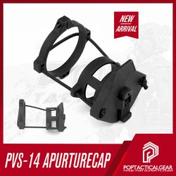 Tapa de lente de visión nocturna PVS14, cubierta protectora, apertura de lente de sacrificio, apertura de 3 posiciones, Cambio rápido de enfoque