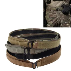 Cinturón interior táctico ULB con gancho G, cinturón de trabajo interno, hebilla de Metal de liberación rápida EDC, cinturón de batalla para hombre, cinturón de cintura Airsoft para caza