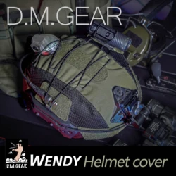 Team Wendy Exfil casco balistico Bump - cubierta de malla XL verde