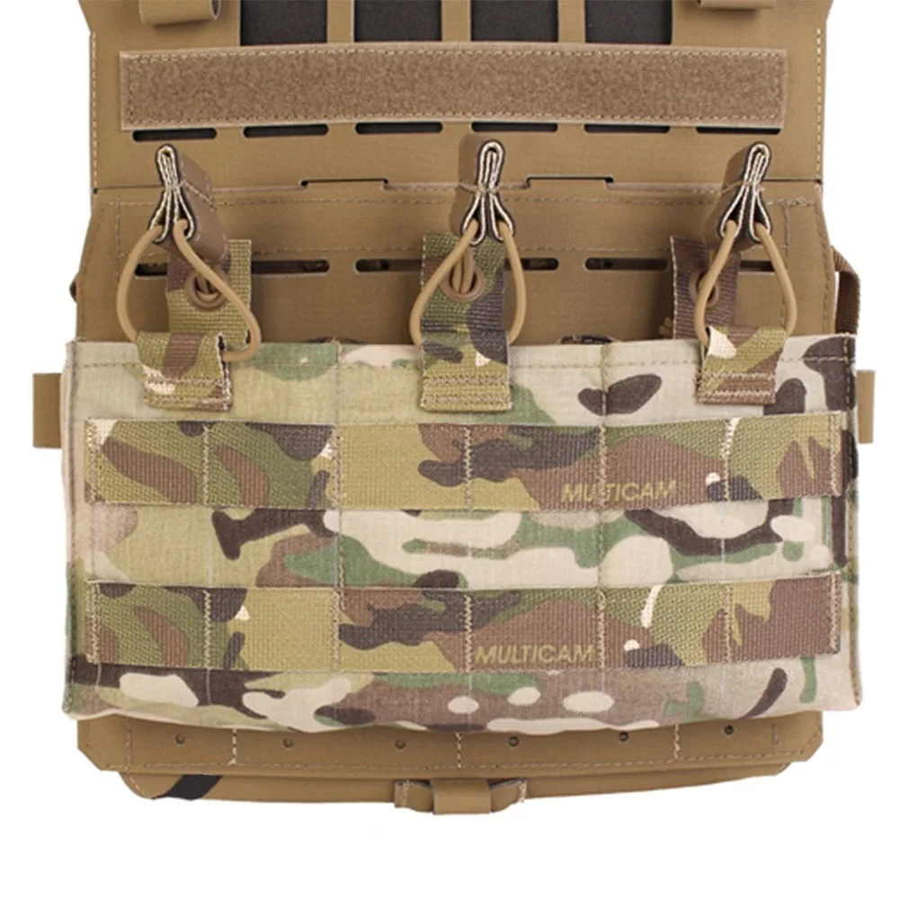 Placa militar táctica Molle Triple, bolsa Mag de 7,62mm, Panel frontal Universal, equipo de expansión de chaleco táctico - imagen 3