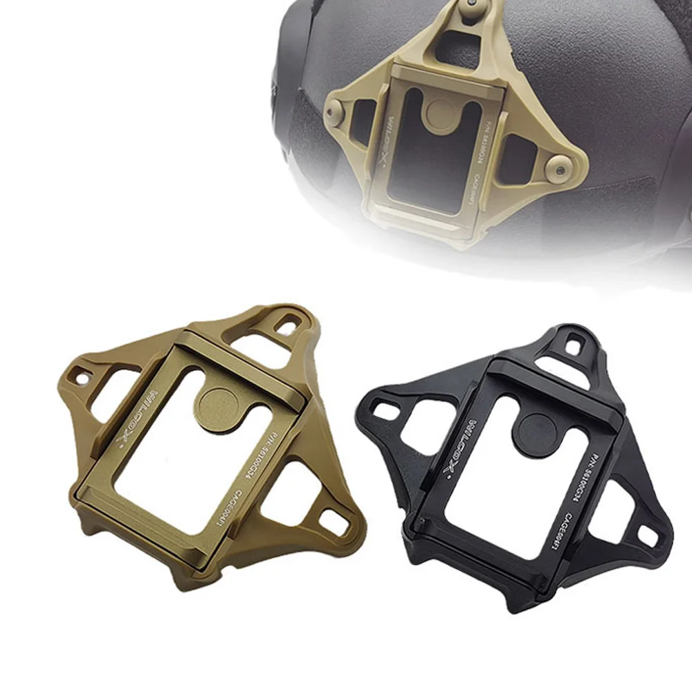 Casco táctico VULPO Vas cover, adaptador de montaje NVG de tres orificios para FAST MICH AF Wendy, accesorios para casco - imagen 2