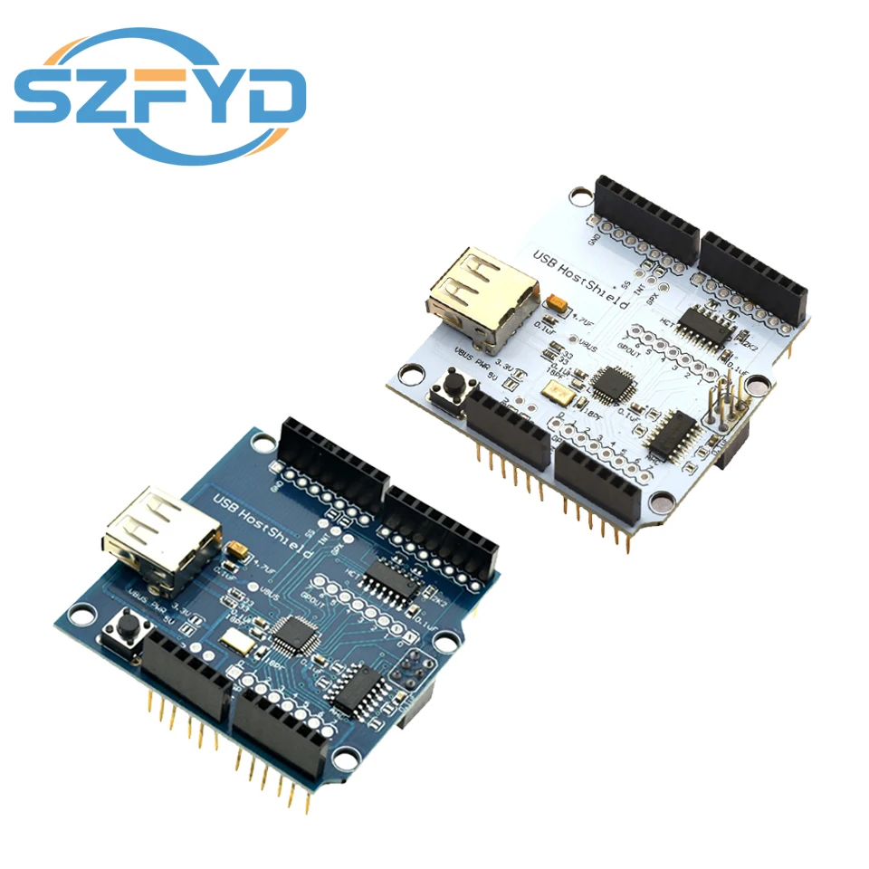 El escudo USB Host es compatible con Google ADK para el módulo de placa de desarrollo UNO MEGA MAX3421