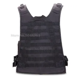 Chaleco táctico MOLLE camuflaje militar caza airsoft exterior