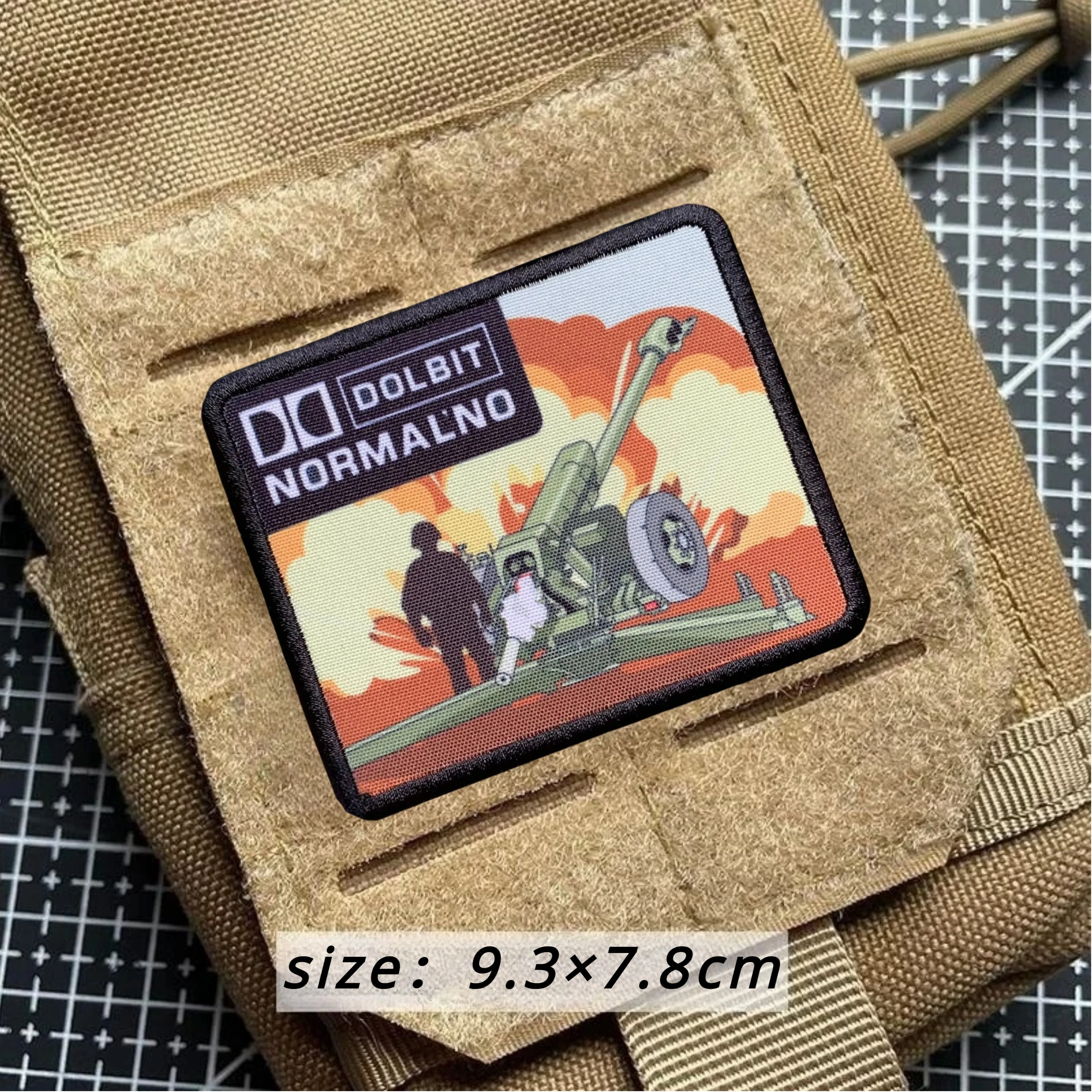 Parche de obús ruso, pegatinas tácticas militares, patrón de Chevron de artillería, parches de tela de mochila de gancho y bucle, insignia de moral - imagen 5